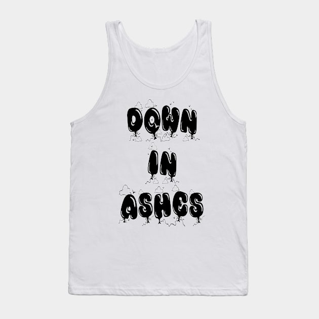 Balloon Clouds - Down In Ashes Tank Top by kelly.craft